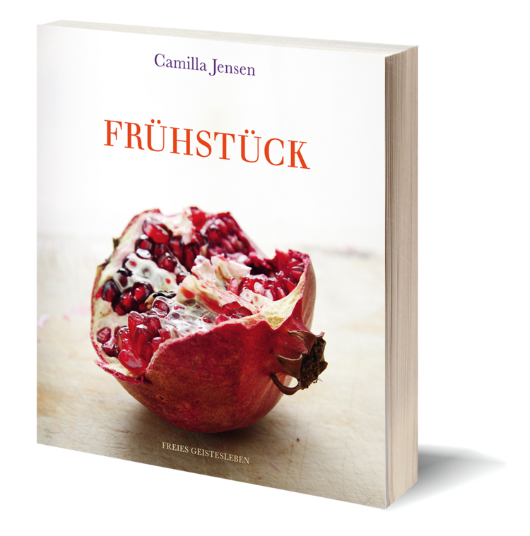 Buchcover Frühstück, Granatapfel