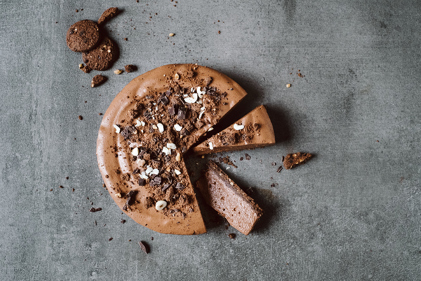 Schokoladen-Mousse-Kuchen