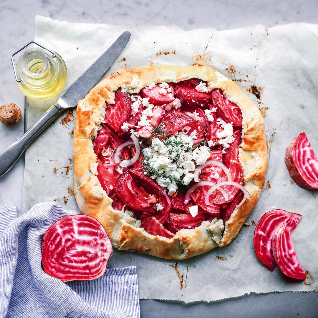 Rote Bete mit Feta und Thymian