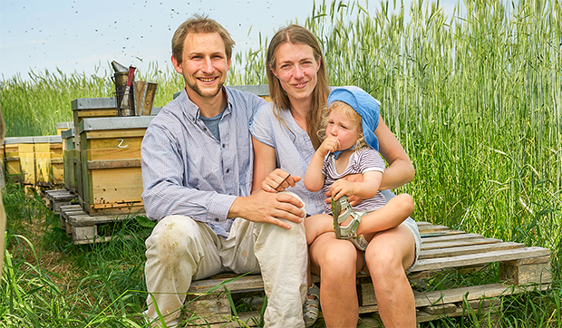 Jasper Heilmann mit Familie