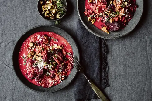 Graupen-Rote-Beete-Risotto